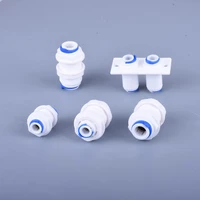 bulkhead straight connection series family drinking water filter attachment ro filter reverse osmosis system