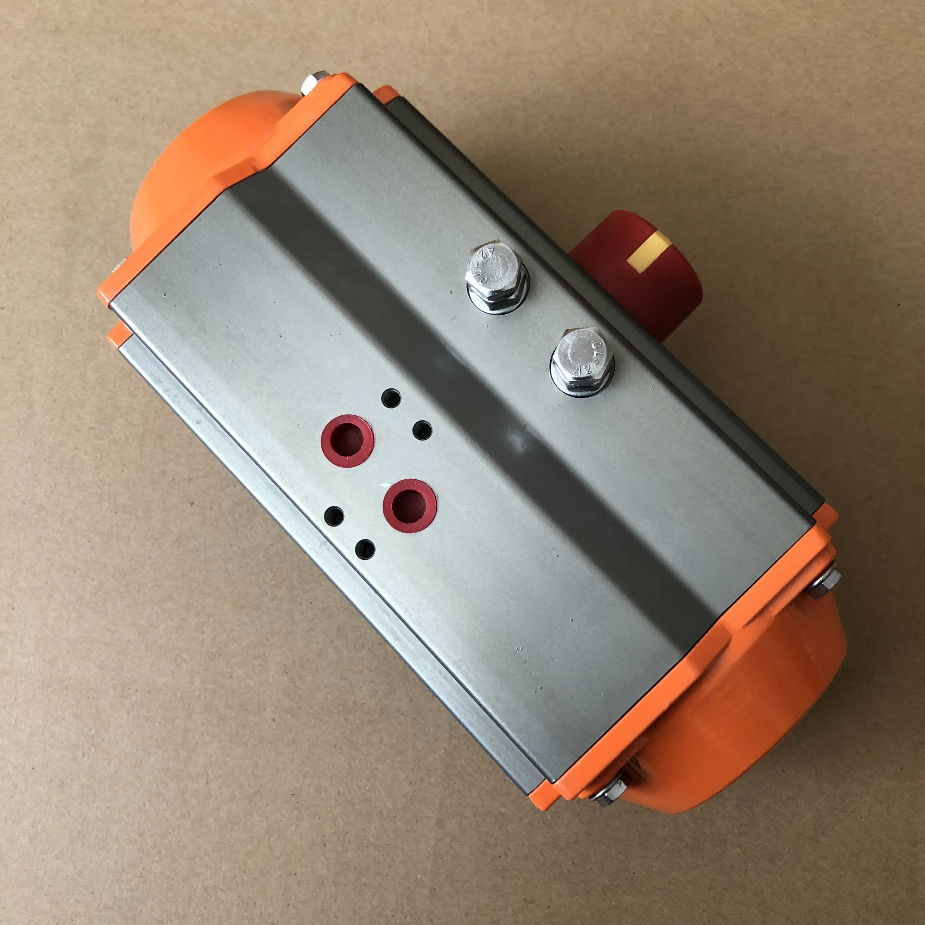 75 мм пневматический привод Пневматический шаровой клапан двойного действия