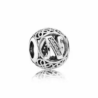 

Бусины из серебра 925 пробы, с английской алфавитом