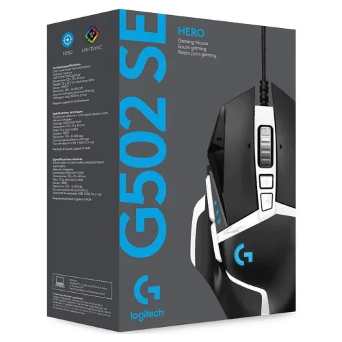 Logitech G502 SE Hero Gaming Wired USB Mouse (910-005728)