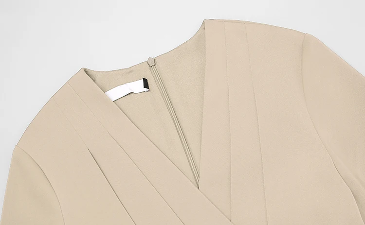 Весна Лето 2020 женский комбинезон с длинным рукавом и широкими штанинами OL