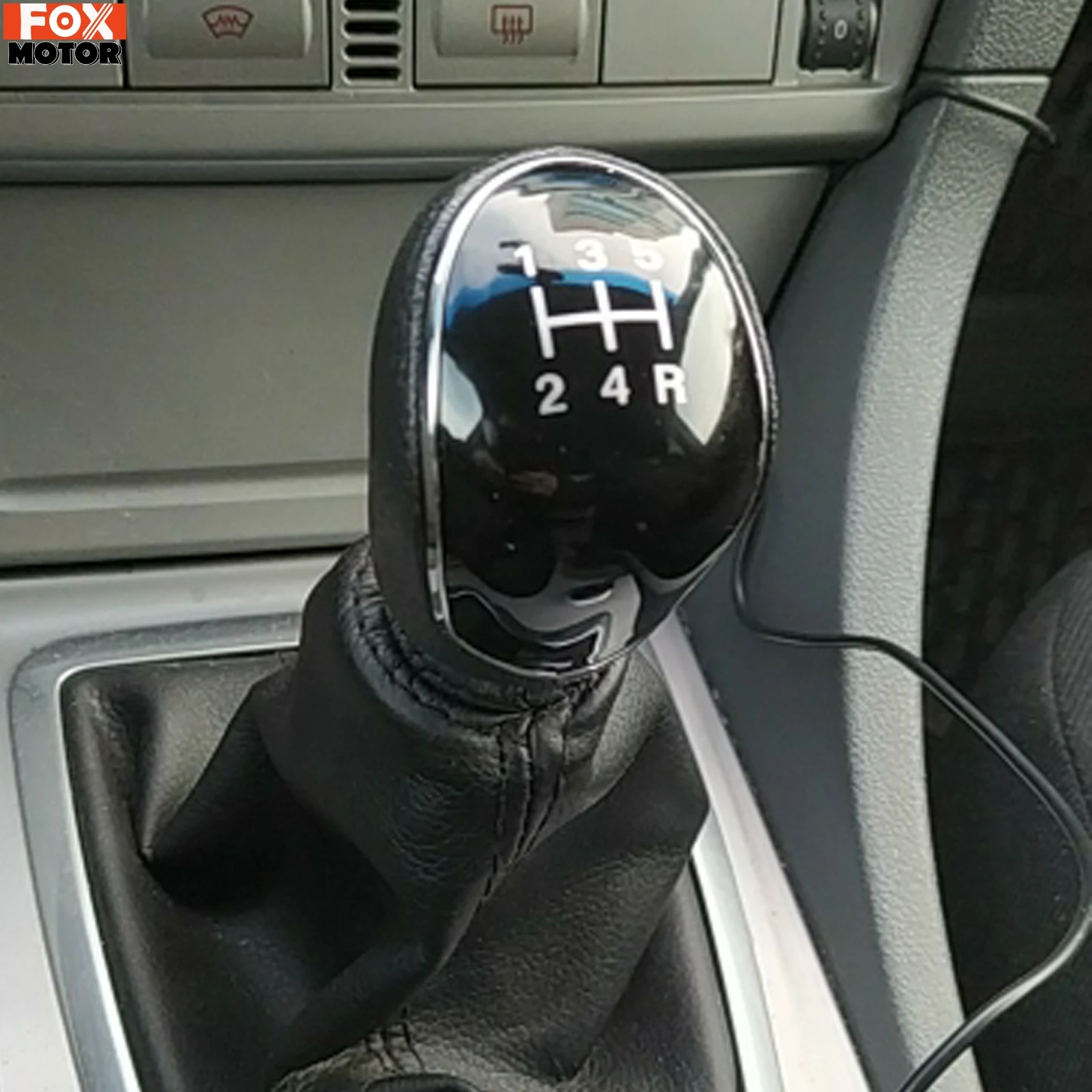 Ручка переключения передач для Ford Mondeo Mk4 S-Max C-Max Focus Mk2 Kuga кожа 5 скоростей |