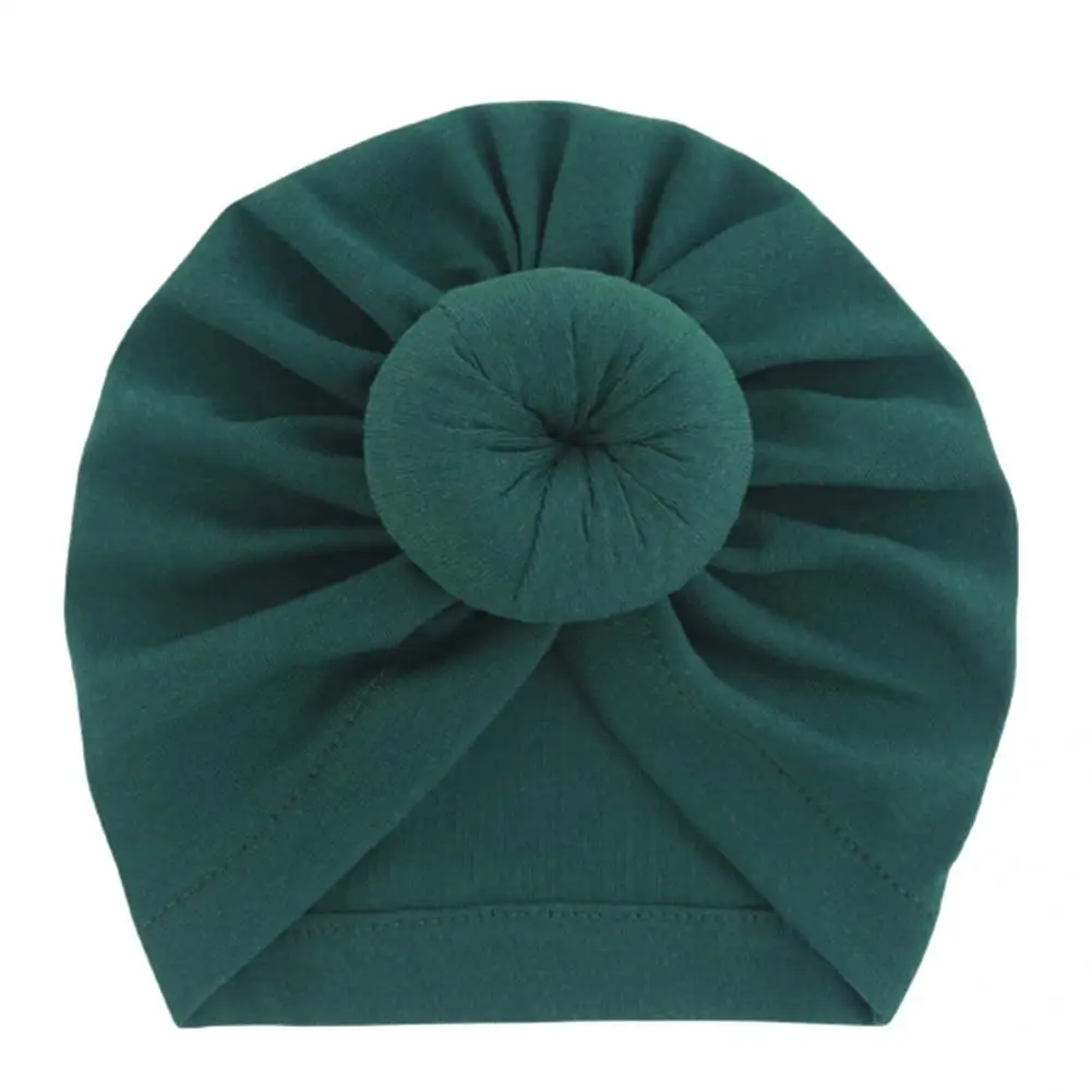 

Baby Beanie Soft Doughnut Shape Design Washable Adorable Infant Unisex Beanie Baby Knotted Cap for Outdoor
