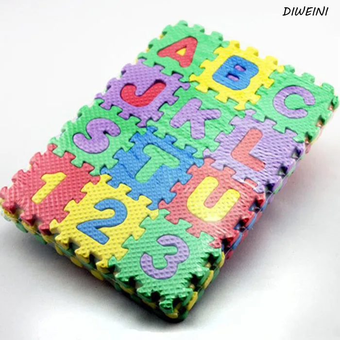 36Pcs 4.5cm Environmentally Arabic Alphabet Language EVA Foam Play Puzzle Toy 0c 