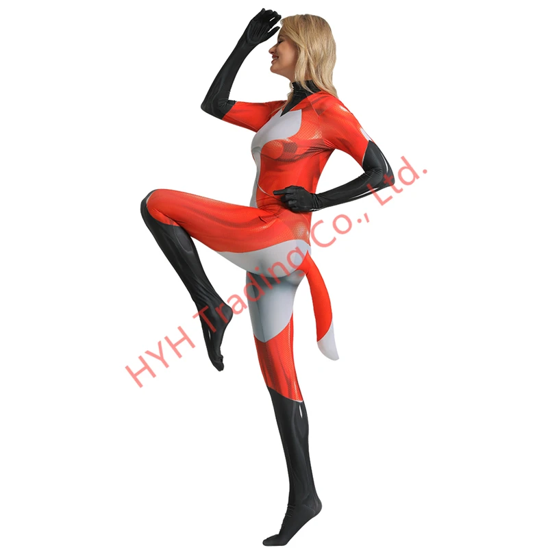 Rena Rouge Божья коровка кошка Нуар косплей костюм 3D принт Хэллоуин вечерние Zentai