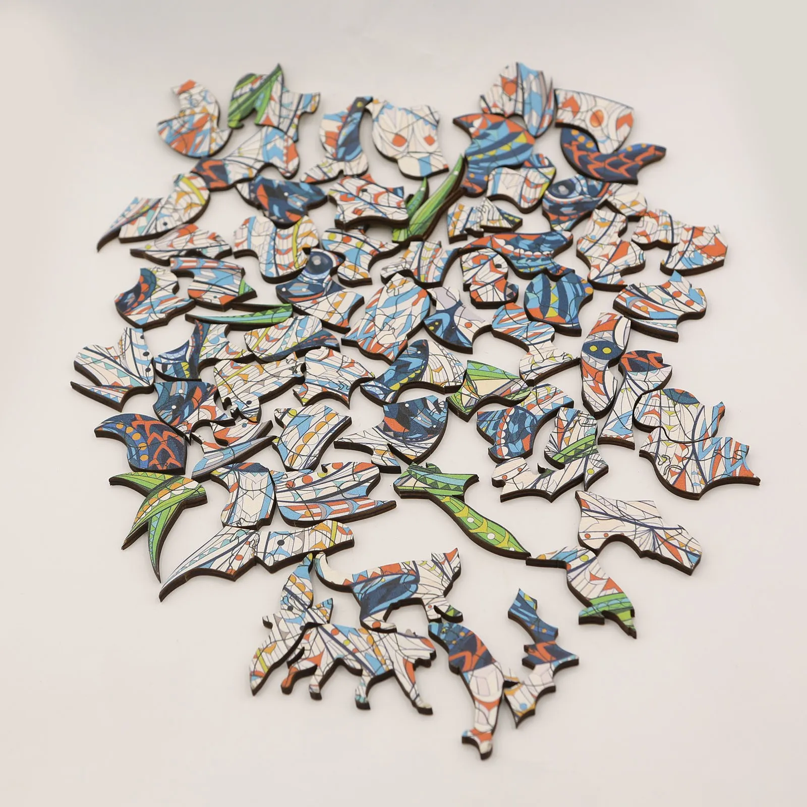 

63Pcs Panda Wooden Jigsaw Puzzle Toys Building block Animals Shape Each Piece puzzle Adults Kids Gifts Drop Ship