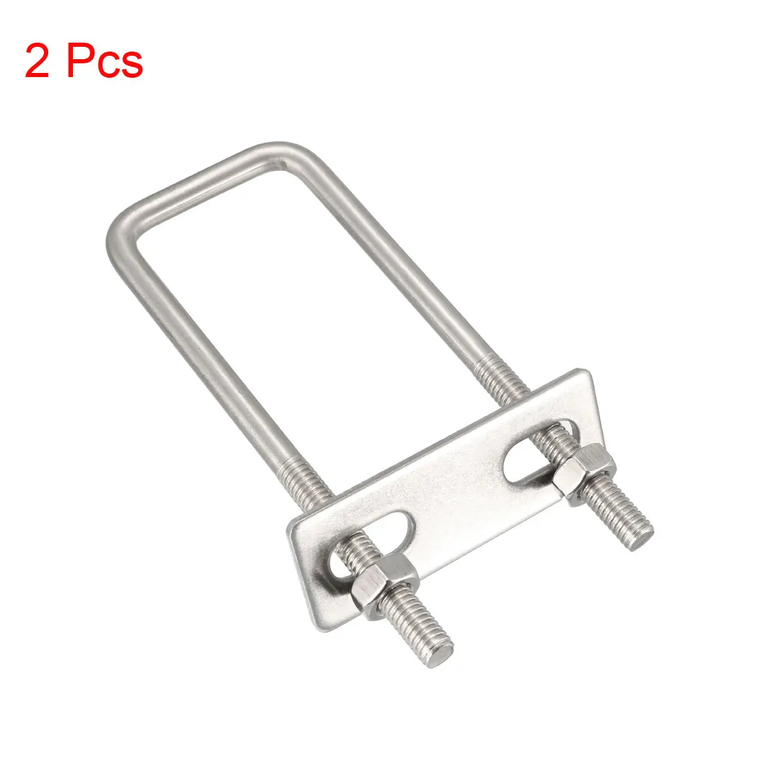 

uxcell U-Bolts Inner Width 304 Stainless Steel with Nuts Frame Straps Parts M6 31mm 2Pcs