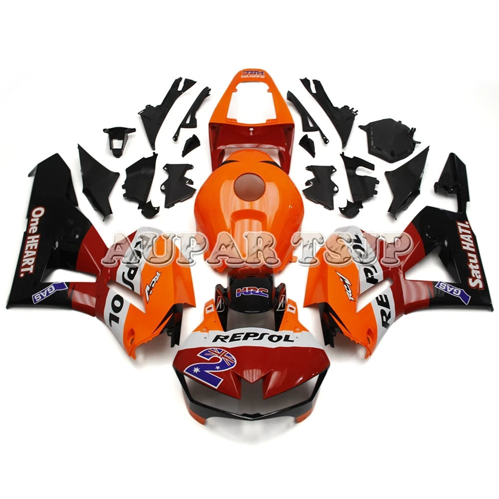 

Motorbike Fairings For Honda 13 14 15 16 17 18 CBR600RR 2013 14 15 16 17 2018 F5 Injection Repsol Orange Black Bodywork Kit