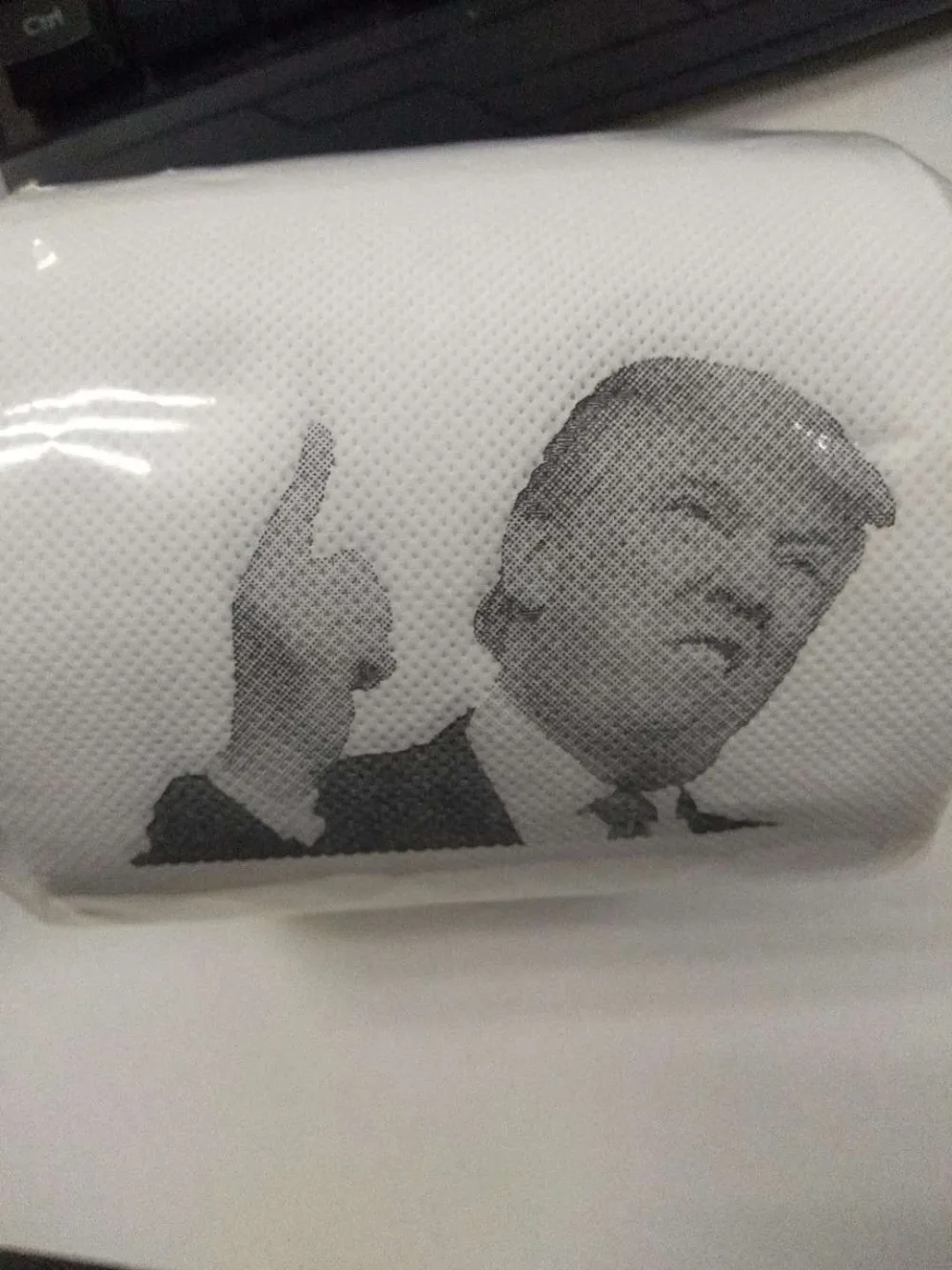 Дональд Трамп набор туалетных принадлежностей держатели для туалетной щетки с Трамп бумага подарок шалость шутка ванная комната чистящие аксессуары пластик