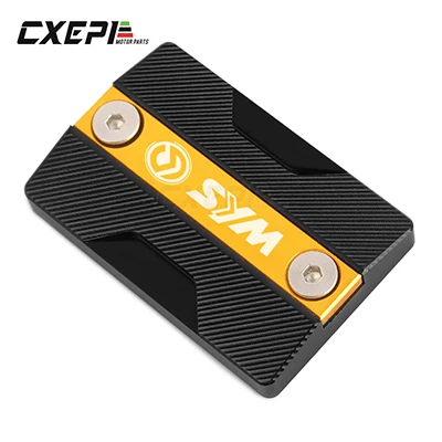 gold Логотип GTS300i CNC алюминиевая передняя крышка резервуара для SYM GTS 300i GTS 300 аксессуары для мотоциклов - Цвет: gold