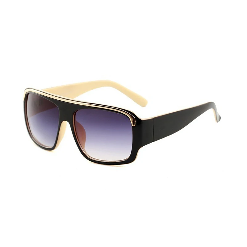 

Солнцезащитные очки в винтажном стиле UV400 для мужчин и женщин, большие, с защитой от ветра, с плоским верхом, для вождения, 2021