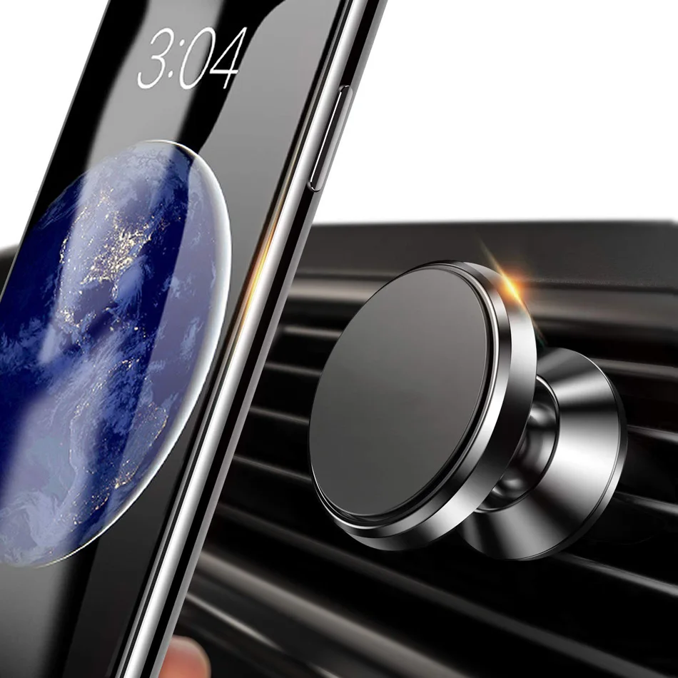 Магнитный автомобильный держатель для телефона iPhone 11X12 Samsung 360 Air магнитный