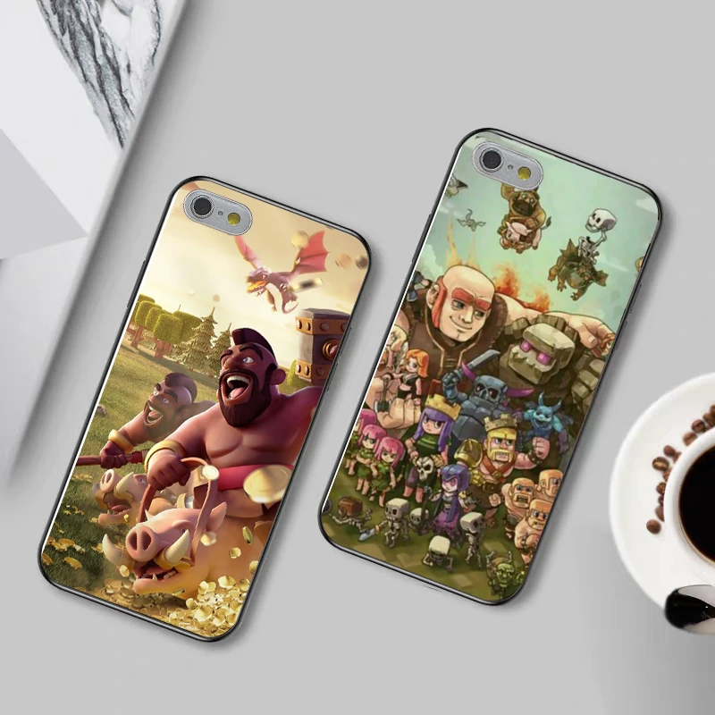 43F Clash DIY роскошный высококачественный силиконовый чехол для iPhone 5 5S SE 2020 6 6S 7 8 Plus X XS