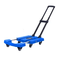push cart dolly moving platform hand truck foldable swivel wheels heavy duty structural