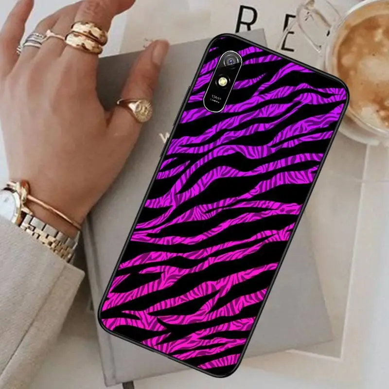 

stripe Zebra Print Phone Case For Xiaomi mi 9 9t 10 redmi 9 9a 8 8a note 10 9 9s 8 8t 7 pro max funda