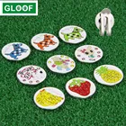 Маркеры для гольфов с зажимами для шляп, наборы значений для мужчин и женщин, съемные крепления легко крепятся к кепке для гольфа, премиум-подарки