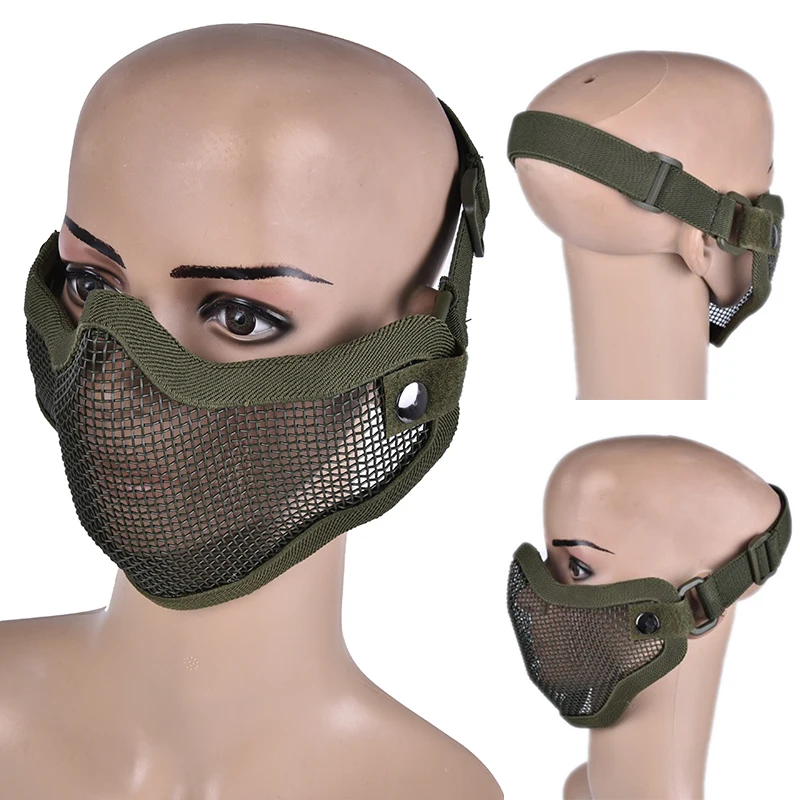 1 шт. маска вождя племени для поллица Металлическая стальная сетка Охотничья