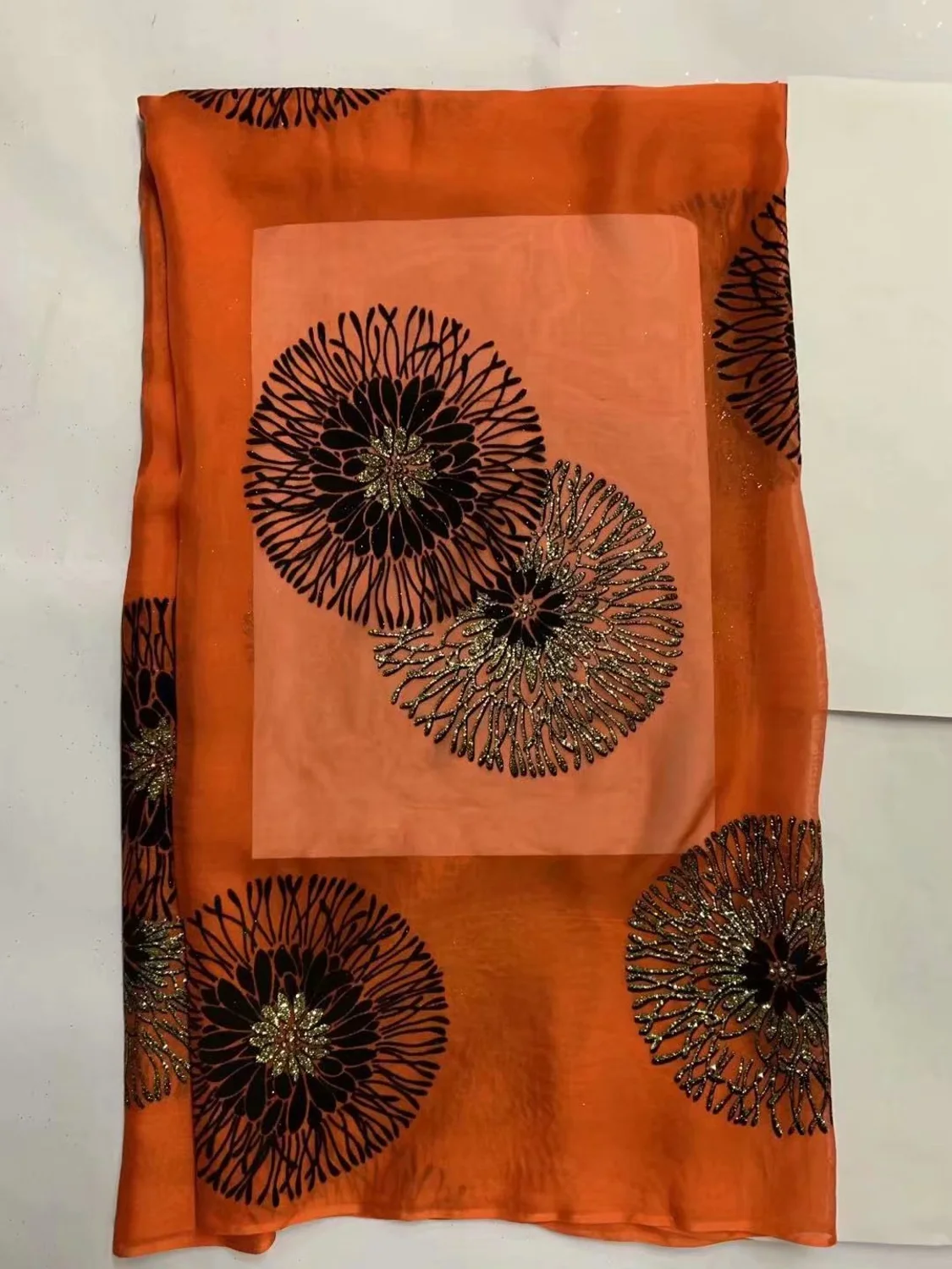 Европа Мода 100% чистый шелк тутового шелкопряда шифоновая ткань шелковая с