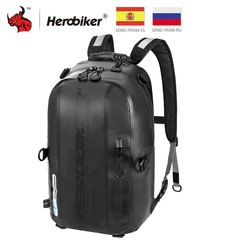 HEROBIKER мотоциклетная сумка Водонепроницаемый мотоциклетный рюкзак шлем Чемодан