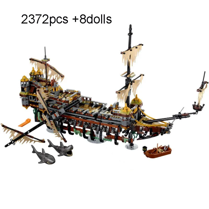 

Набор для сборки моделей корабля «Пираты Карибского моря», 2372 шт. + 8 кукол