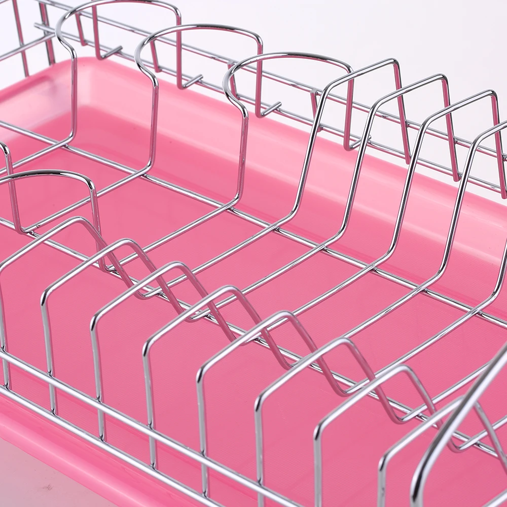 Однослойная Рабочая стойка кухонная настольная сушилка для тарелок с подносом