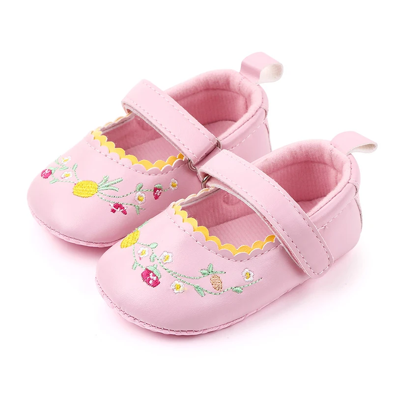 

2022 NEW Baby Shoes Cute Bowknot Newborn Shoes Soft Bottom Anti Slip Toddler Girls Princess Shoes Infant Girls First Walkers