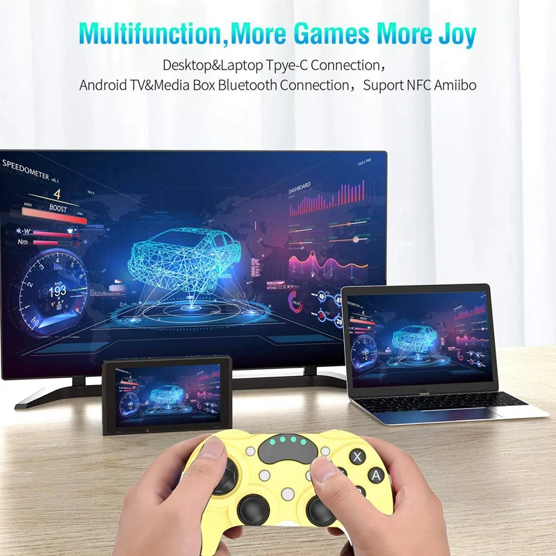 Mini for NS Gamepad Six-Axis Dual Motor Vibration Snshot Bluetooth Game Pro Controller Switch PC | Электроника