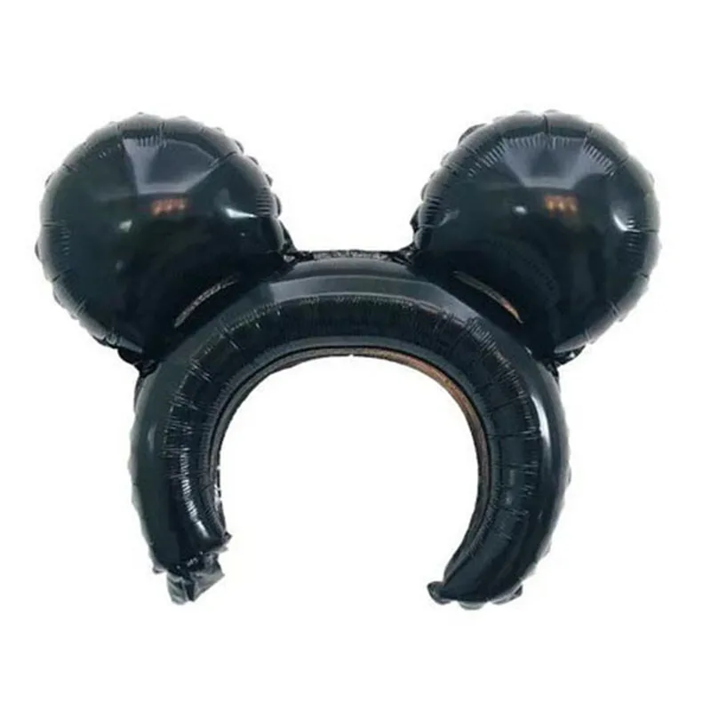 As picture 10pcs 10 шт./лот милый Микки повязка на голову "Минни" фольгированный шар кролик медведь животные воздушные шары Детские игрушки День рождения украшения - Цвет: As picture 10pcs