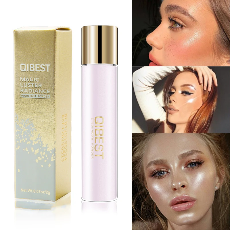 

6 Color Highlighter Facial Bronzers Makeup Glow Face Contour Shimmer Loose Eye Shadow Powder Illuminator Highlight Cosmetics
