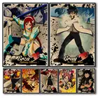 Алмазная живопись 5D сделай сам, сказочный хвост, Аниме Вышивка, мозаика, полный набор для вышивки крестиком, постеры, настенное искусство, гостиная, украшение для дома