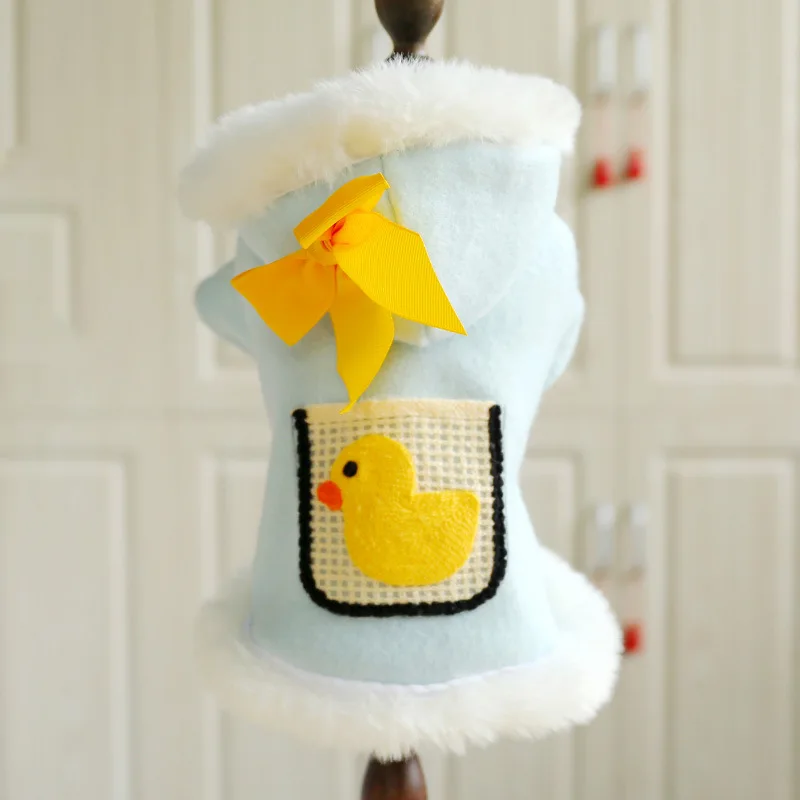 Теплые пальто для собак на осень и зиму новая мягкая одежда с принтом молочно