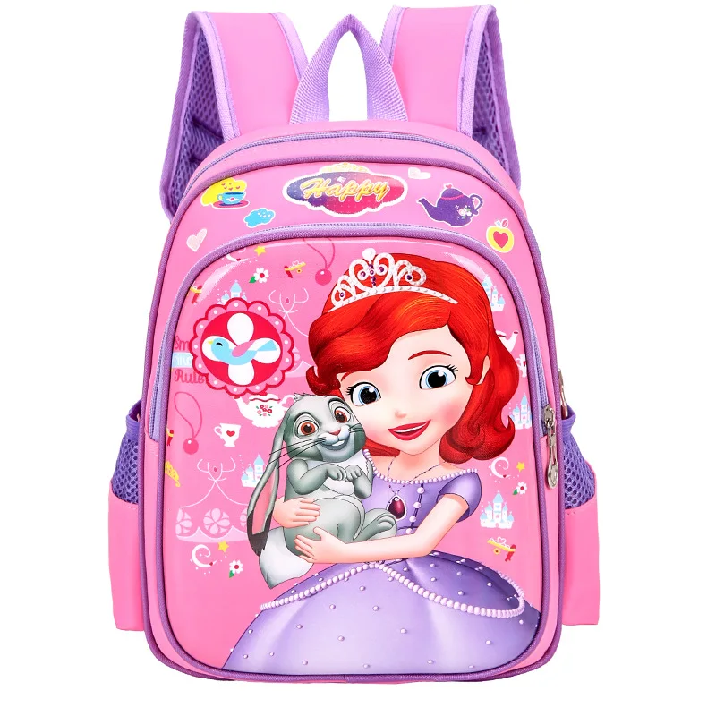 Новый нейлоновый мини-рюкзак Disney с машинкой Холодное сердце Человек-паук ранцы