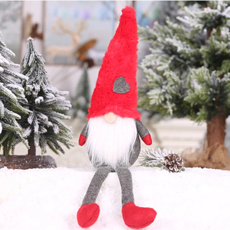 Ткань Горячая редкая Рождественская плюшевая кукла мягкая игрушка