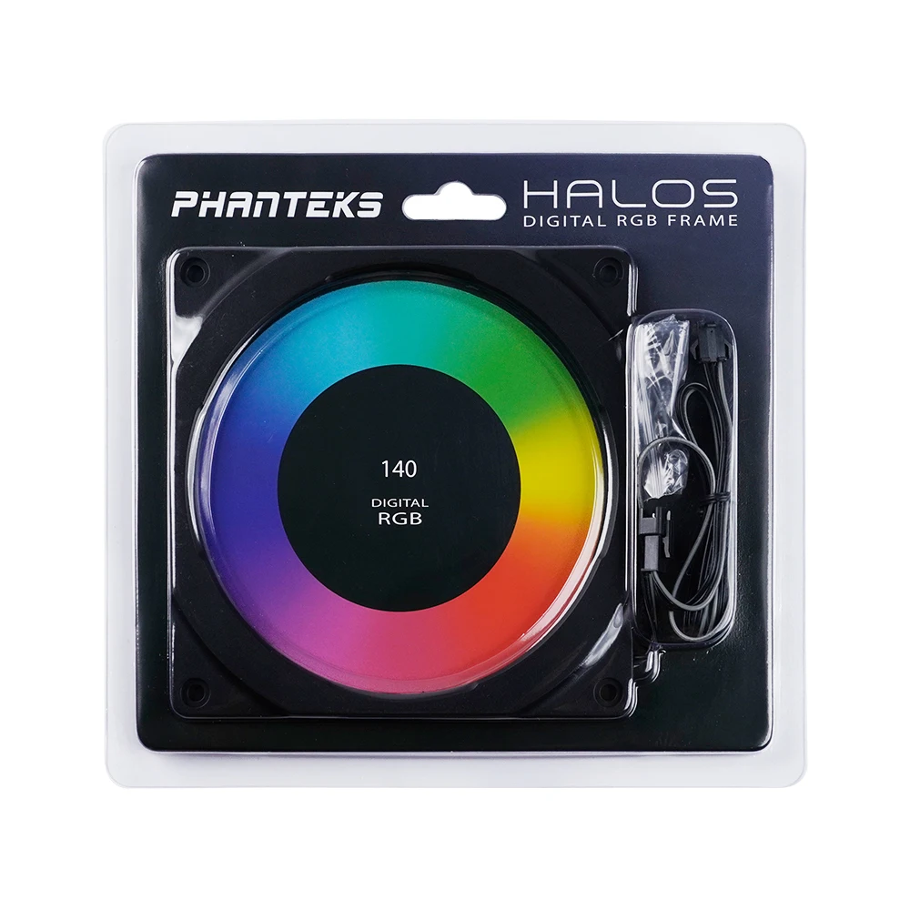 PHANTEKS 5V 140 мм ореолов RGB Цвет Фул светодиодный Радуга вентилятор Диафрагма