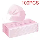 Маска для лица Одноразовая, Нетканая, 3 слоя, 50-200 шт.