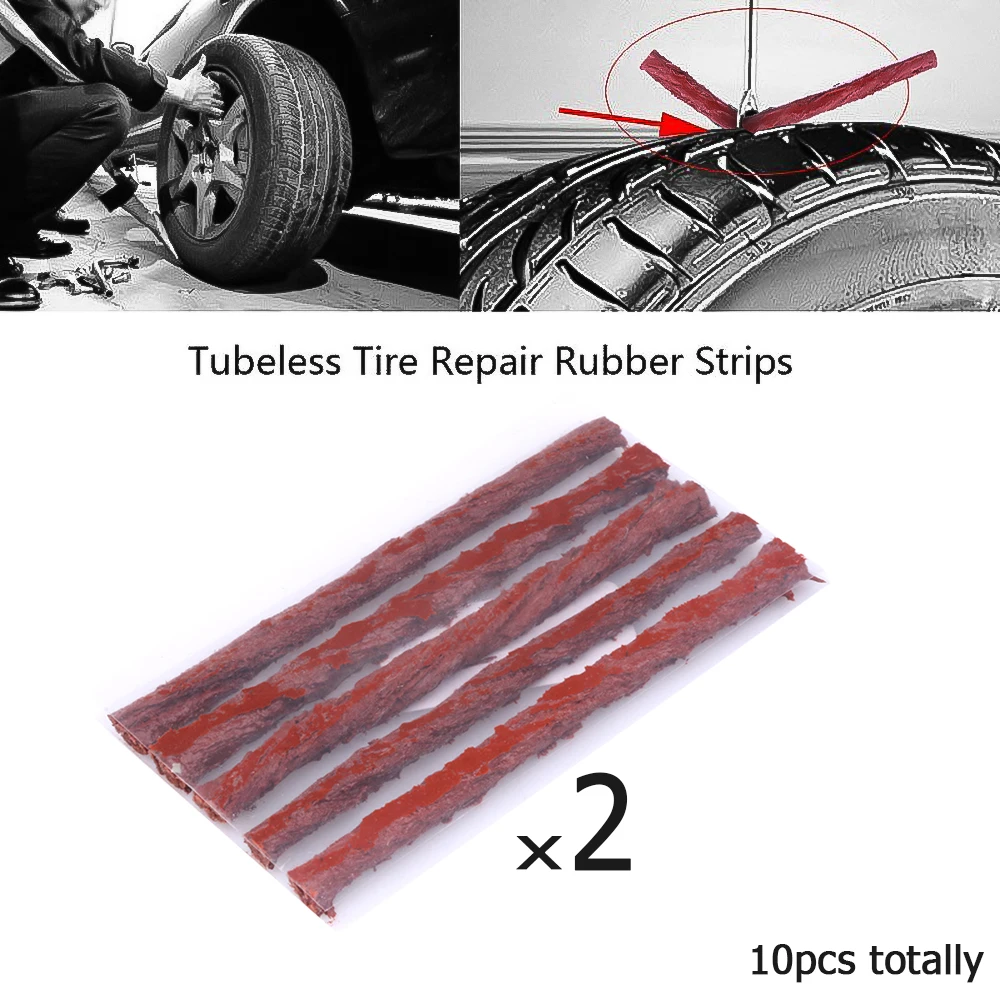 Комплект для ремонта автомобильных шин 10 шт./лот Резиновая лента экстренного