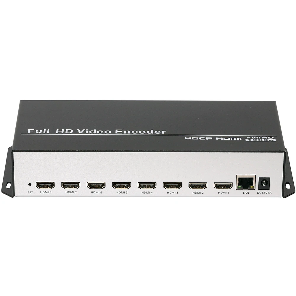 8 Каналы HEVC H.265 H.264 HD HDMI к IP видео кодер IPTV прямые трансляции шифратор с UDP HLS RTMP RTSP