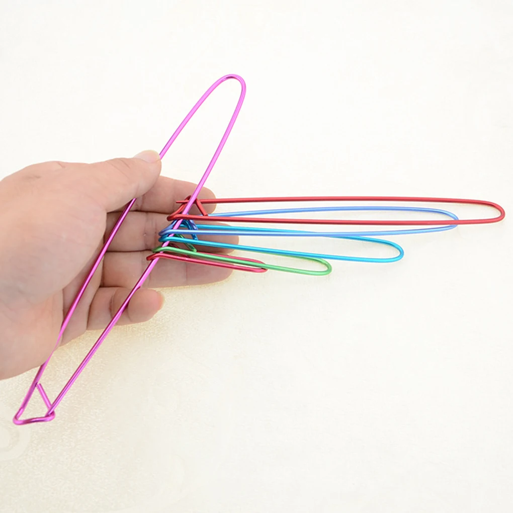 6 шт./компл. алюминиевые зажимы для вязальных спиц держатели рукоделия безопасные