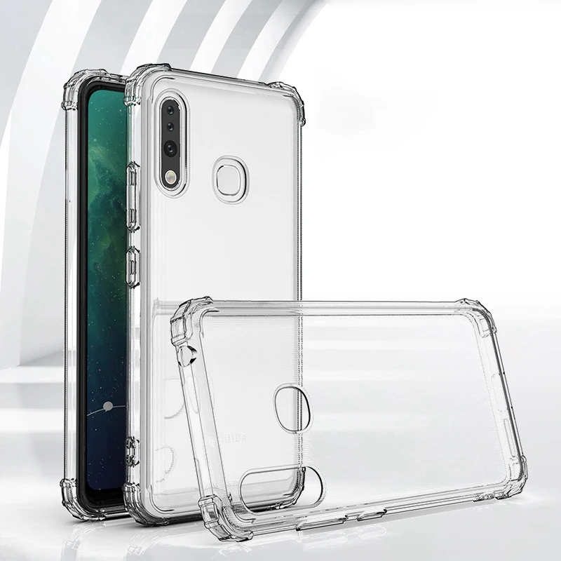 Прозрачный чехол с подушкой безопасности для Samsung Galaxy A20 A20S A20E A30 A30S A40 A40S A50 A50S A60 A70 A70E A70S, противоударный чехол из ТПУ