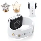 Металлический браслет с бриллиантами и гвоздями, ремешок с шармами, аксессуары, ремешок для часов, декоративное кольцо