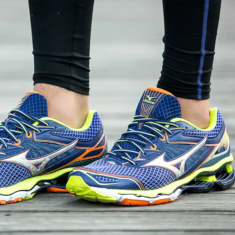 Оригинальные Mizuno Wave Creation Rider Sky Pro спортивная обувь для мужчин поддержка подушки спортивная обувь кроссовки для бега