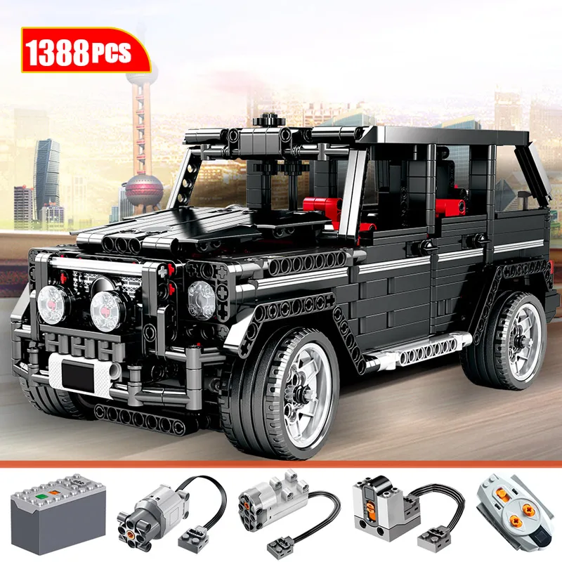 

1388 шт. создатель города AWD универсал автомобиль строительные блоки для Technic RC/RC автомобиль внедорожник MOV, кирпичи, обучающие игрушки для дет...