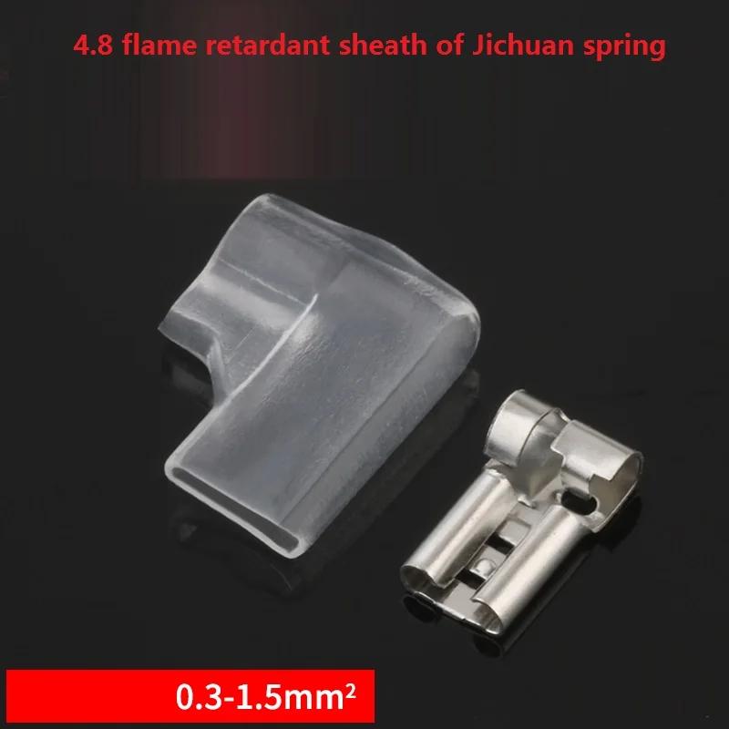 

100/200sets Chicken claw spring 6.3 Series Automotive Connector High Terminals Plug socket DJ6225-D6.3D