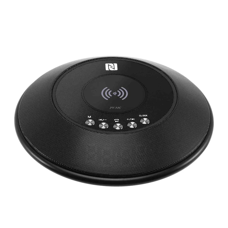 Беспроводная зарядка стерео Bluetooth динамик QI Беспроводное зарядное устройство