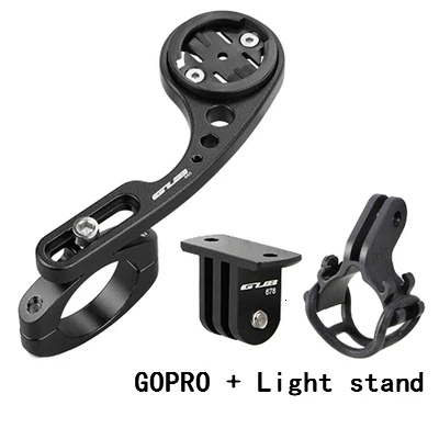 black GUB 660 велосипед MTB камера цикл держатель компьютера gps GoPro стенд телескопическая поддержка для CATEYE Garmin Bryton крепление регулируемый - Цвет: black