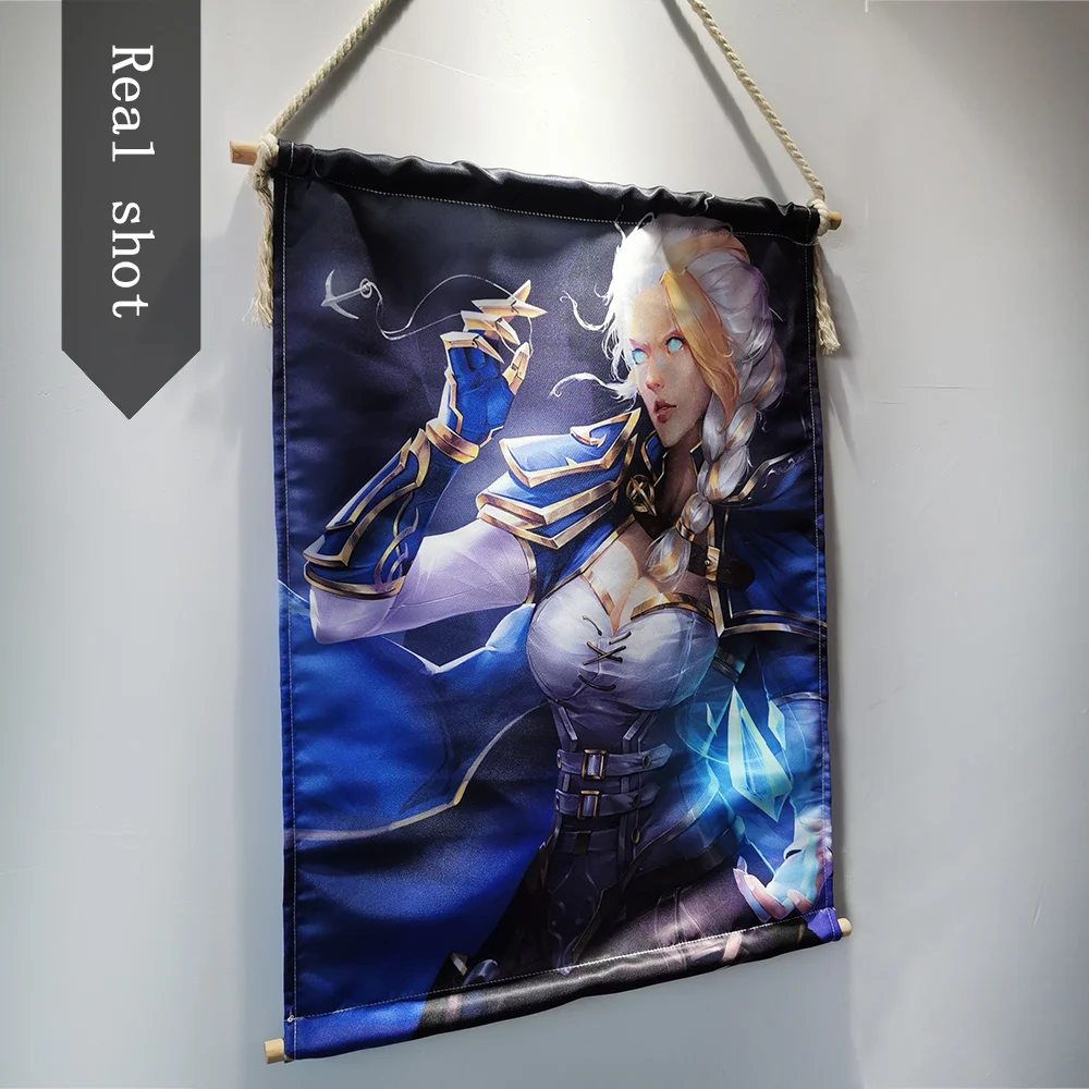 Игра Dark Souls Жилая картина для декора комнаты стены искусства плакат современной плотной древесины хлопковая нить подвесной вал прокрутки живопись