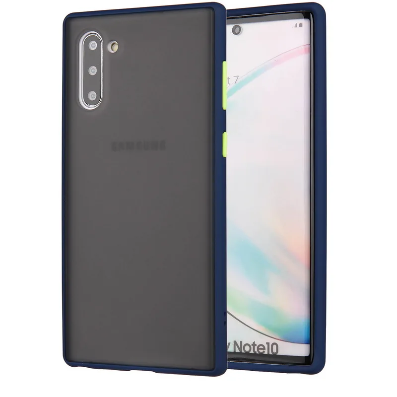 Slim Skin Touch Clear Hard Cover Case For Samsung Galaxy Note 10 Plus S10 Shockproof Bumper Phone |