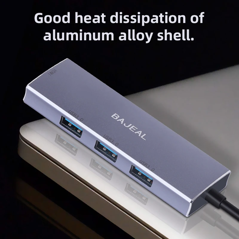 

Type-c to HDMI 4 in 1 Type-C To 4K HDMI USB 3.0 PD Charging Port Hub Multifunction Adapter For MacBook Pro Huawei Mate 30 USB-C