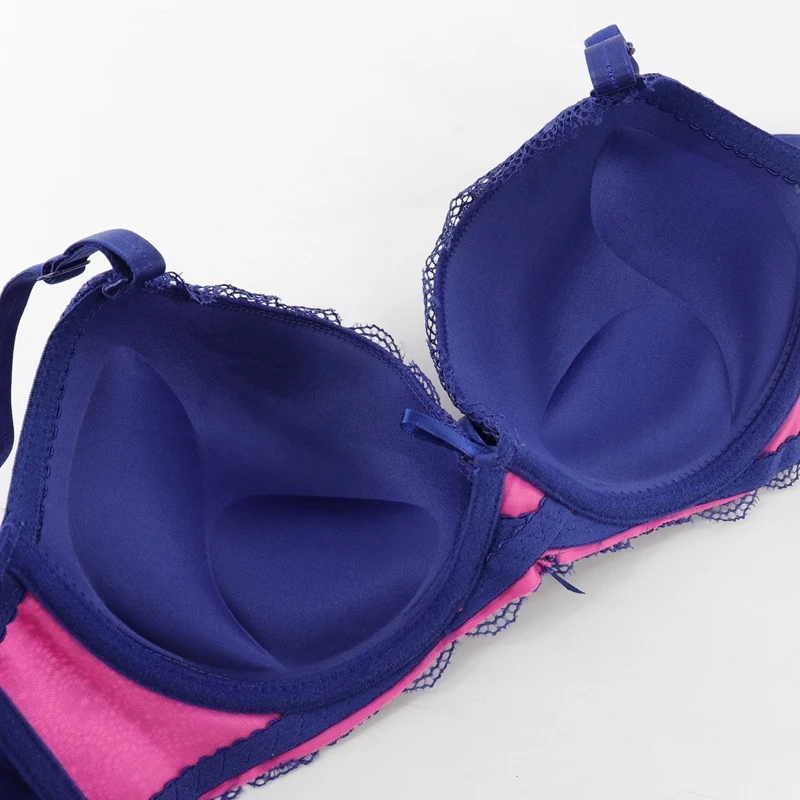 Beauwear плотная чашка в Корейском стиле с вышивкой бюстгальтер эффектом пуш ап