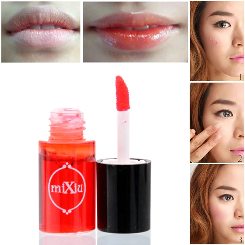 Прекрасный блеск для губ водостойкий стойкий красный розовый оттенок Макияж